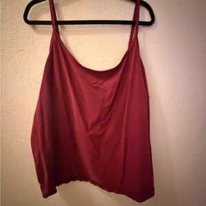 a.n.a Deep Red Camisole Top